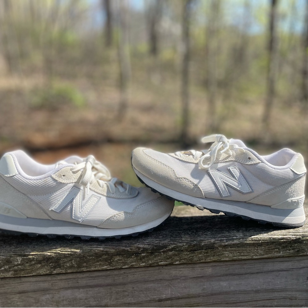 New Balance Cream Sneakers